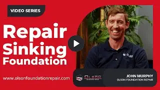 How to Spot and Repair a Sinking Foundation | Olson Foundation Repair