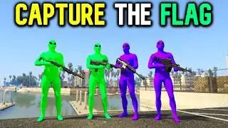 GREEN vs PURPLE Capture The Flag | GTA 5 Online