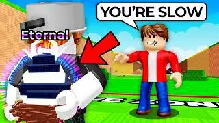 Pretending To Be a Noob, Then Stealing a 0.01% ETERNAL EGG.. (Steal an Egg)