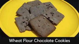 Wheat Flour Biscuits | wheat flour biscuits recipe | Wheat choco cookies | veg recipes with vaishali