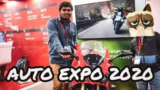 Auto Expo 2020 || Component Show || Electric super bike,Police Bikes, SENSORLES Bike| Driving Corner