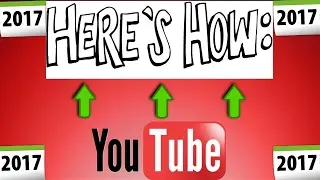 How to Gain Subscribers Extremely Fast 2017! (How I did it!)