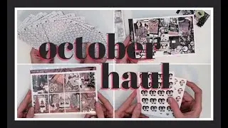 Planner Stickers + Foil | October 2022 Haul