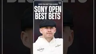 Top 3 Golf Bets for the PGA Sony Open! #shorts