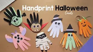 Halloween Handprint Crafts