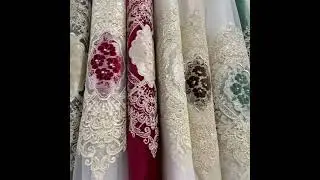 Комплект штор и тюли №.719