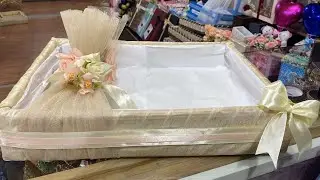 Elegant Suit Packing Gift Basket | DIY Tutorial #diy #giftbasketideas #trending