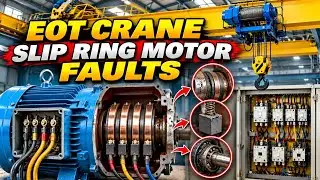 🔥 Slip Ring Induction Motor Fault Finding & EOT Crane Resistance Box Wiring | Motor Cable Check Live