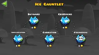 Geometry Dash Beating the Ice Gauntlet