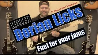 Killer Dorian Blues Licks | Guitar Lesson