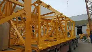Baimai 5t tower crane is installed #towercrane #constructioncrane #manufacturing #construction