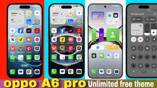 Oppo A6 pro phone me theme kese lagaye free me 🤫🤫🤫 || oppo A6 pro free me theme || How to set theme 