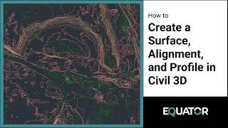 How to create a Surface, Profile, and Section Views in AutoCAD Civil 3D