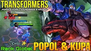 Popol & Kupa x Soundwave & Ravage New TRANSFORMERS Skin! - Top Global Popol & Kupa by ♡͜͡єнℓo ✨ - ML