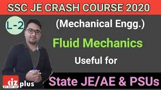SSC JE Free Crash Course Mechanical Engineering | Fluid Mechanics (L-2)| SSC JE Preparation