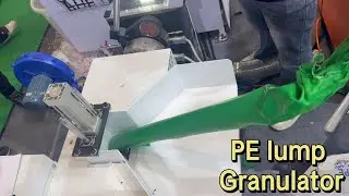 How to Process Plastic Lump/Chunk?Small Szie Low-temp Granulator, Chinaplas 2025&Recycling Machine