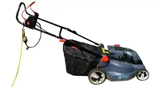 Sound recording #69 : Electric lawn mower mowing a suburban lawn