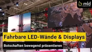 FAHRBARE LED-W&Auml;NDE und DISPLAYS f&uuml;r Messest&auml;nde und Events