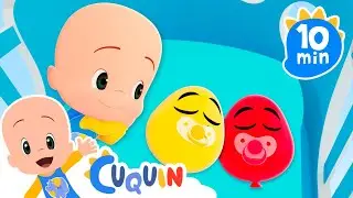 Sleepy baby balloons | Educational videos