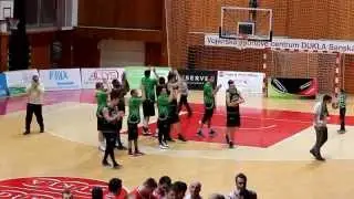 Eufória po víťazstve v B  Bystrici