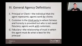 Chapter 7 - Part III General Agency Definitions