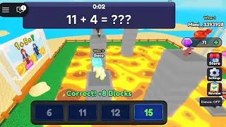 Roblox - Learning Hub Gameplay [Math Obby] 🔢🎮 #Roblox #Maths #Obby #Learning #Play #Game #Numbers