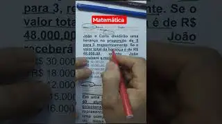 Matem&aacute;tica em Concursos P&uacute;blicos #maths #edutuber #matematica #estudosenem