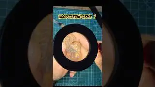Satisfying Wood Carving ASMR | Can You Guess This Tiny Figure? Part-1 #asmr #shorts #woodcarving