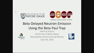 DOE NNSA SSGF 2016: Beta-Delayed Neutron Emission Using the Beta Paul Trap