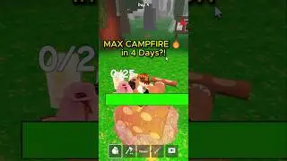 Мне потребовалось 4 дня, чтобы получить Max Campfire 🔥😮