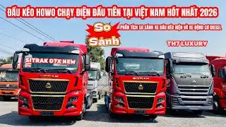 XE ĐẦU KÉO HOWO G7X CHẠY ĐIỆN 100% 340KW TƯƠNG ĐƯƠNG 540HP SIÊU KHOẺ NHẬP KHẨU MỚI NHẤT 2026 