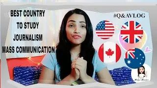 Best Country to Study Journalism | News  Anchor's job in an international New channel.