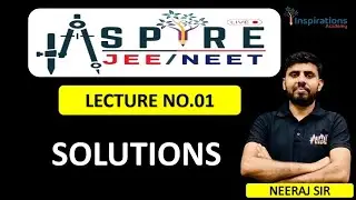 AspireJEE NEET Program   Solution  Lecture No 01  CLASS 12th|| DEMO Live LECTURE on 30th July