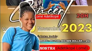 #ODETTE assistante T&eacute;l&eacute; Savane : J'y serai concert Lom&eacute; Adetikop&eacute; (ce vend 10 Nov 2023 &agrave; 20h)