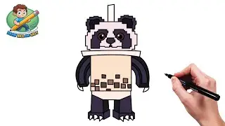How to Draw Boba Panda from Steal a Brainrot [ROBLOX] | Easy Drawing Tutorial