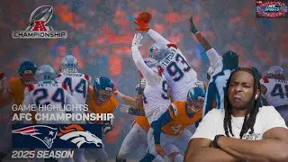 IHateSports React To Patriots vs Broncos Game Highlights | 2025 NFL Season AFC Championship