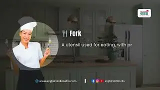 🍳 10 Essential Cooking & Kitchen Vocabulary Words in English | Learn Cooking Terms