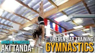Uneven Bars Maloney Training | Aki Tanda Gymnastics