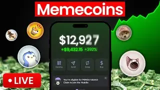 Massive Solana Profit Live Trading Memecoins! Crypto Summit NEWS and Meme Coin Trading!