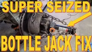 Copart Farm Truck - Bottle Jack Rotor Removal - Superduty Fail