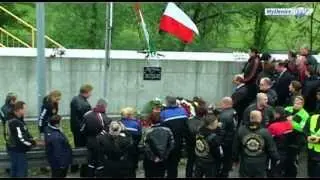 Węgierscy motocykliści uczcili pamięć przyjaciół - ofiar wypadku