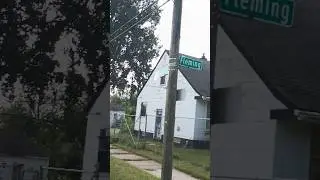 The actual house🏚️ where the pool party stabbing 🔪 happened at🤯 #detroit #eastsidestories #7mile