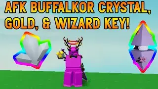 HOW TO AFK GRIND BUFFALKOR CRYSTAL, GOLD, & WIZARD ISLANDS KEYS IN ISLANDS (Roblox)