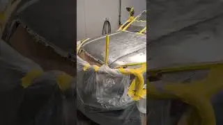 Toyota Prado 120 peeling paint, stripped to bare metal and raptor coated