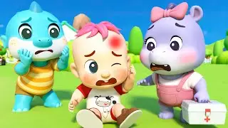 The Boo Boo Song 🩹 | Baby Got a Boo-Boo | Tiny Trio Kids Songs