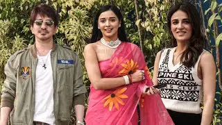 Radhika Madan, Tanya Mittal & Sajid Nadiadwala Spotted in Andheri
