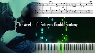 The Weeknd ft. Future - Double Fantasy - Piano Tutorial - Free download sheet music and MIDI
