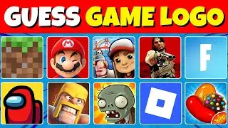 Guess the Game Logo in 3 Seconds | 50 Famous Video Games | Logo Quiz