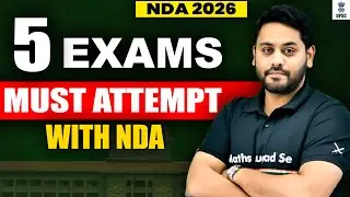 🎯Top 5 Competitive Exams for NDA Aspirants (2026) For backup| If Not NDA then What???