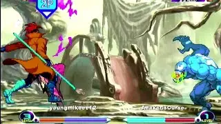 MVC2: Gambit's Floating Trick Card Glitch (Funny/Weird Clips #43)